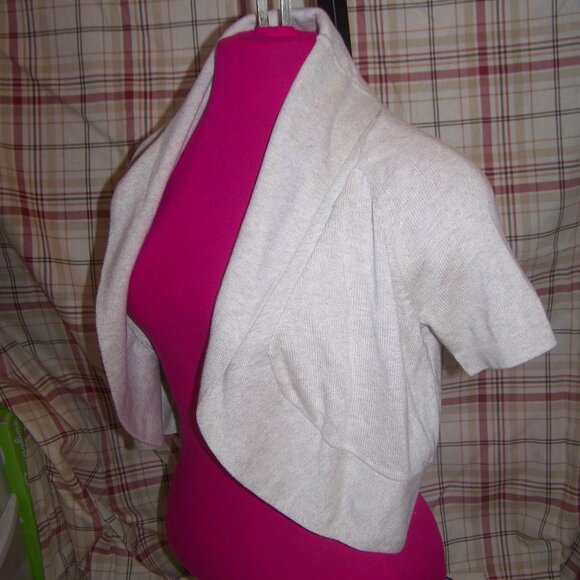 LOFT Sweaters - Loft Crop Open Front Cardigan Sweater Jacket Sz M